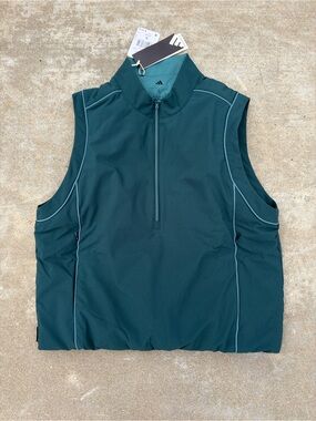 NWT Adidas Beyond The Course Twist Weave Quarter Zip Golf Vest - Women’s JN8683